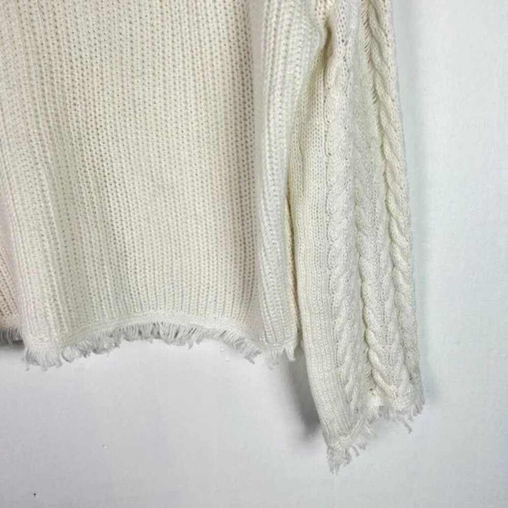 John + Jenn Atlas Fringe Sweater Revolve Pullover Fringe Boho Size XS EUC - Picture 5 of 13